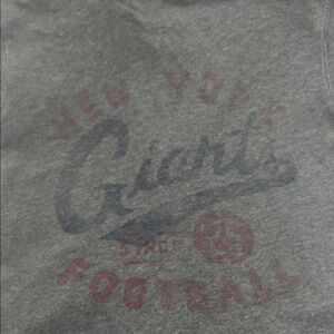 Junk Food Clothing NY GIANTS Gray Hoodie XS